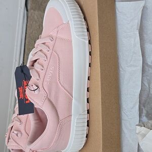 Levi's Red and Tan Shoe Box